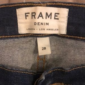 Frame Denim Le Skinny de Jeanne crop